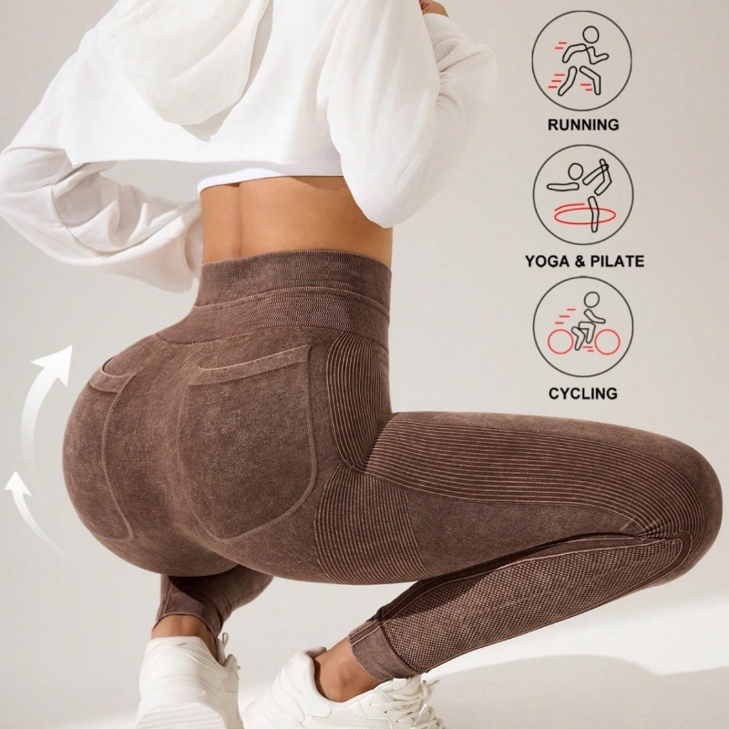 Outdoor Sport Leggings - Women High Waist Yoga Leggings with