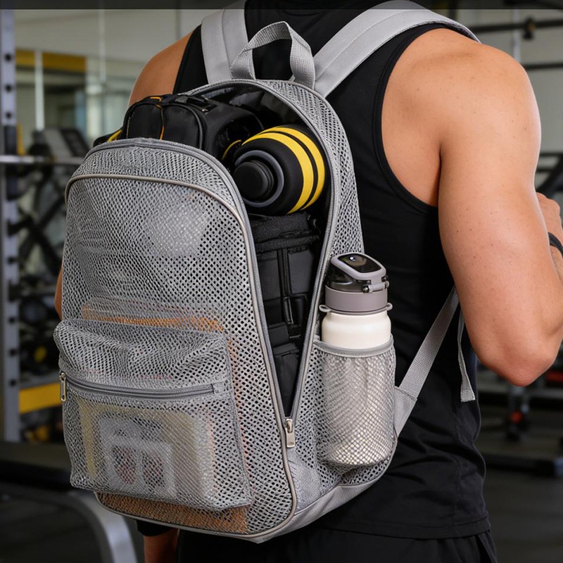 Breathable Mesh Backpack Light - đánh giá và giá Outdoor Sport Backpack