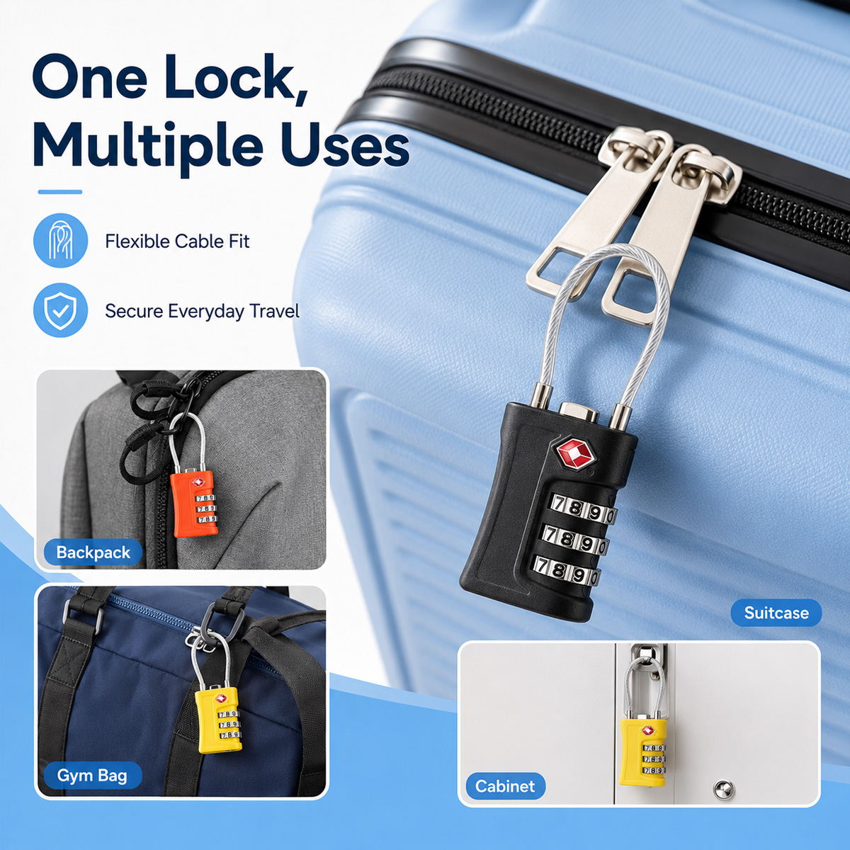 TSA Approved Luggage Lock 3 Di - đánh giá và giá Outdoor Sport Backpack