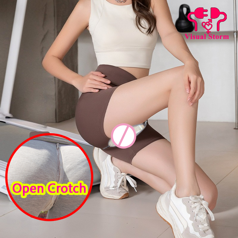 Woman Open Crotch Pants with H - đánh giá và giá Outdoor Sport Leggings