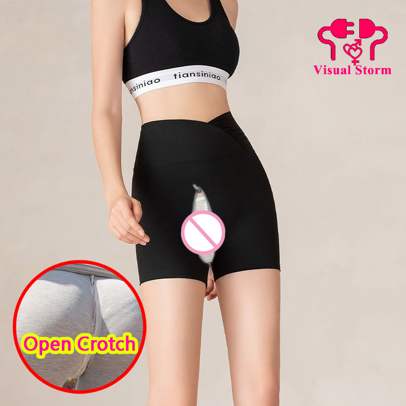 Woman Open Crotch Pants with H - đánh giá và giá Outdoor Sport Leggings