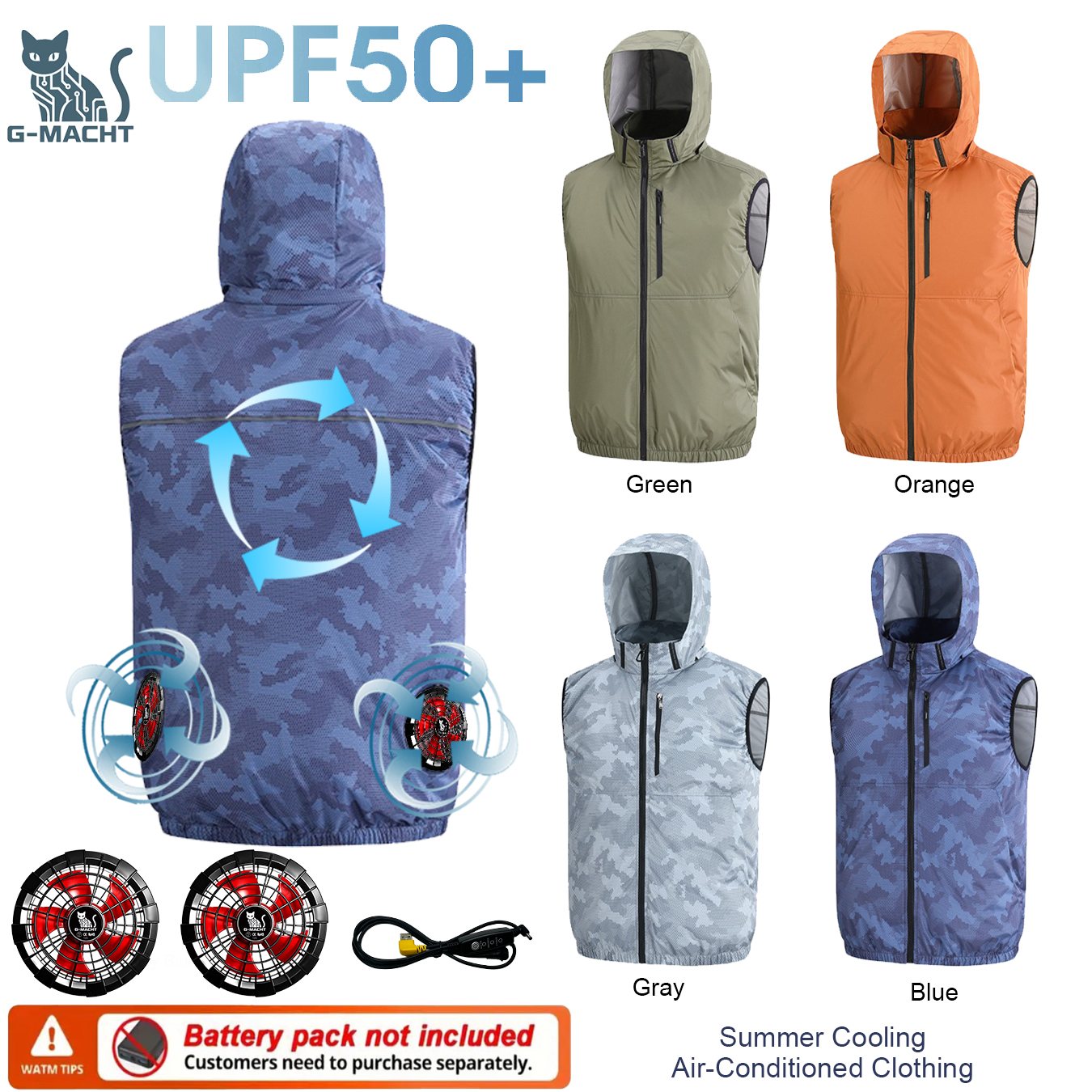Summer Sport 12V/5V Fan Air Co - đánh giá và giá Outdoor Sport Jacket